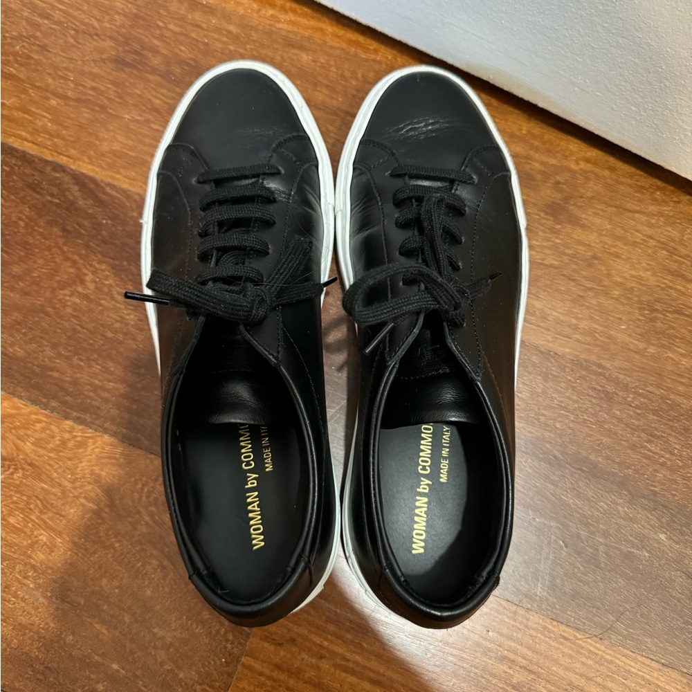 COMMON PROJECT BLACK SNEAKERS FOR WOMEN